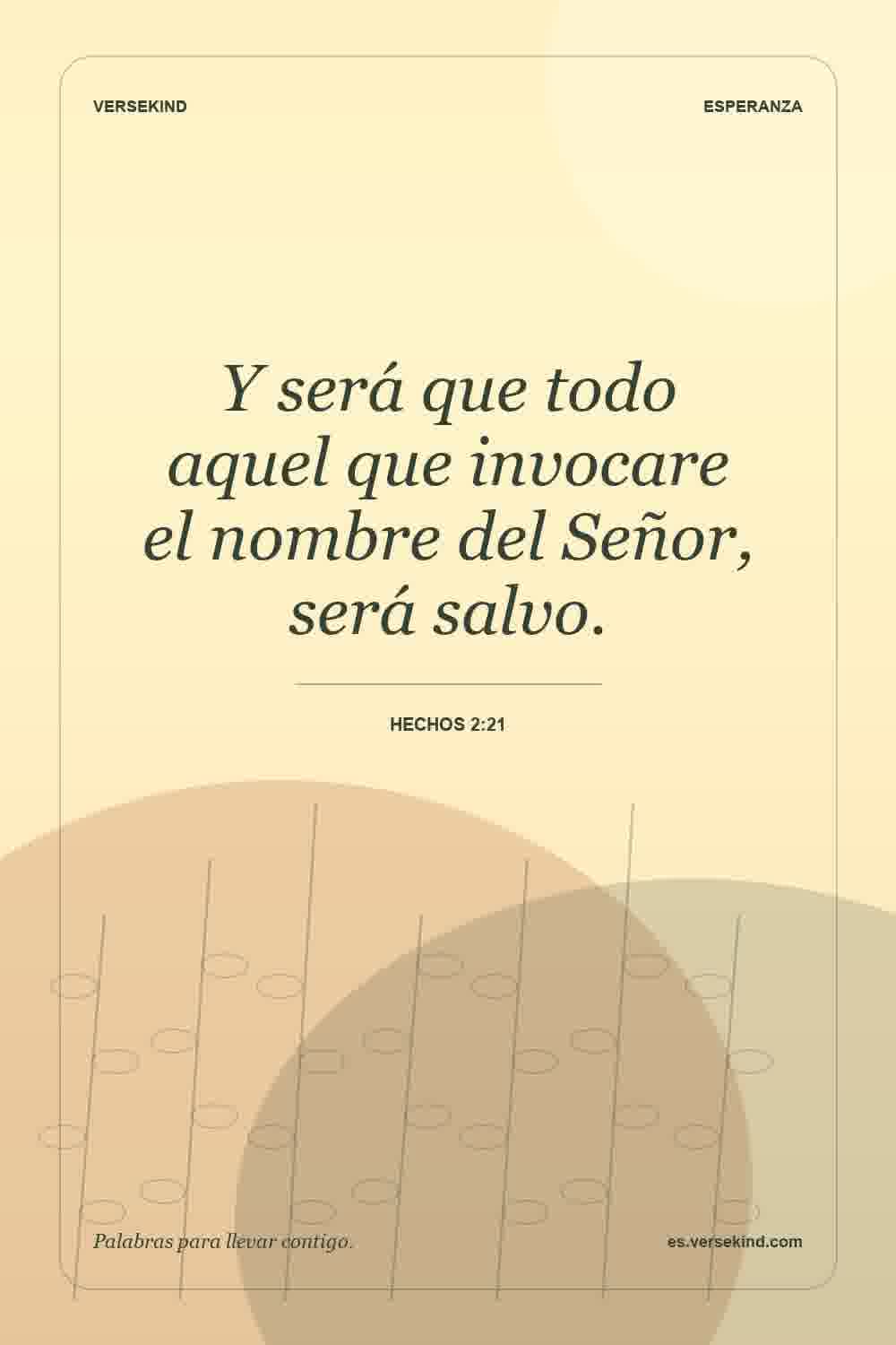 Y será que todo aquel que invocare el nombre del Señor, será salvo. — Hechos 2:21