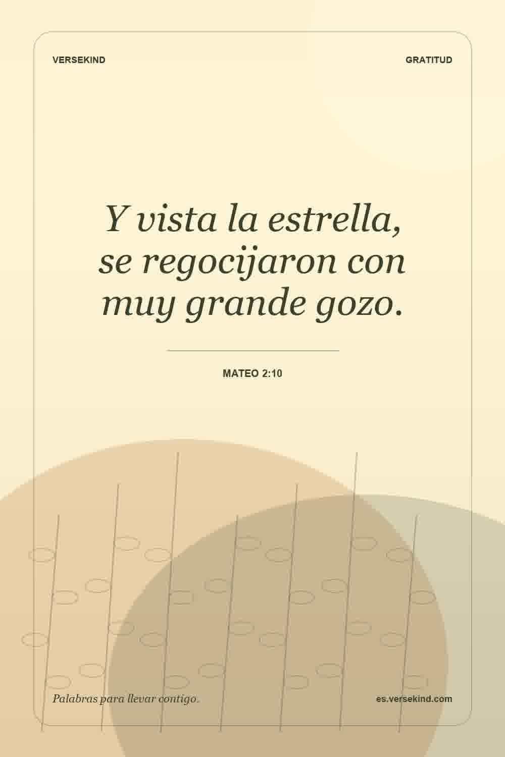 Y vista la estrella, se regocijaron con muy grande gozo. — Mateo 2:10