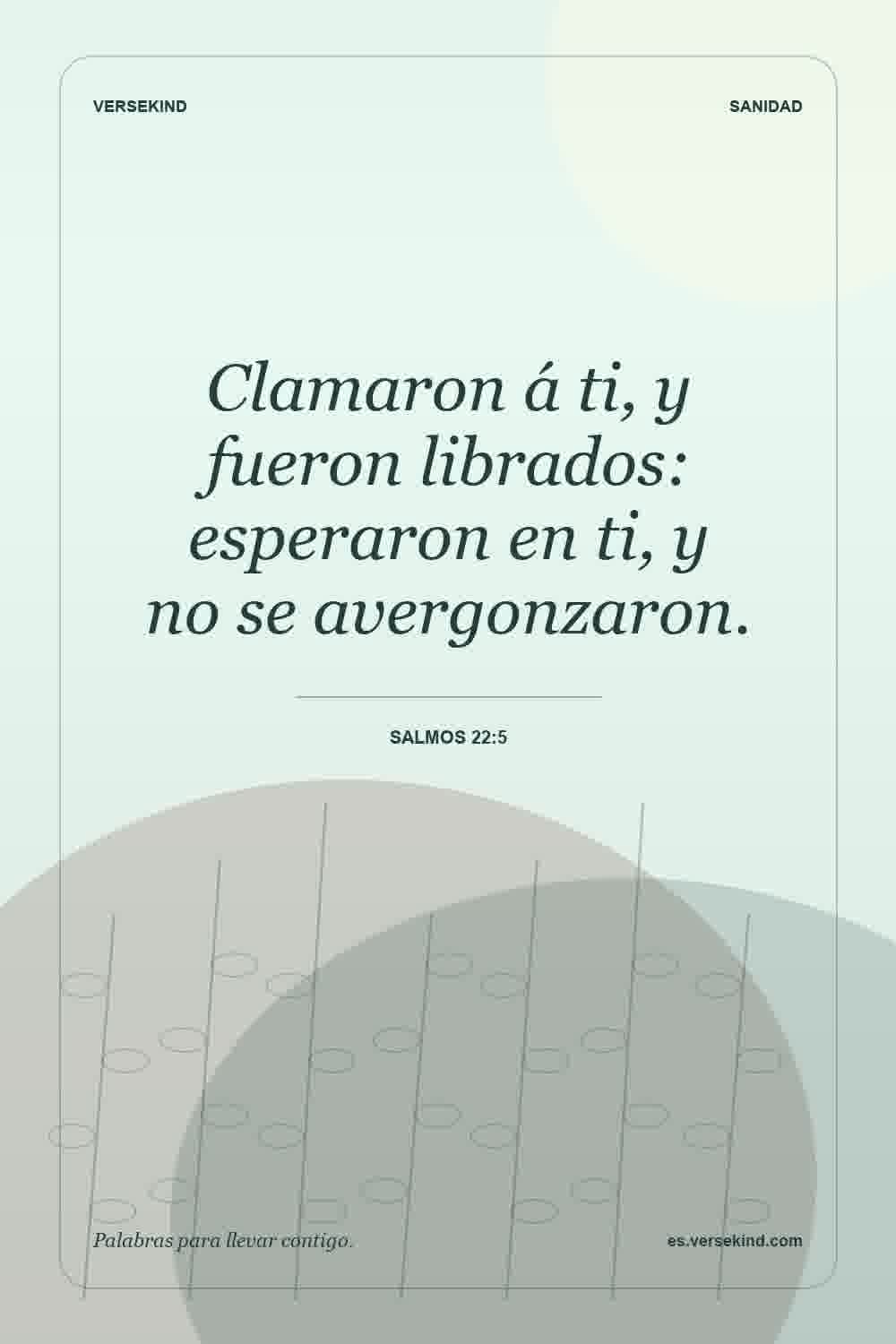 Clamaron á ti, y fueron librados: esperaron en ti, y no se avergonzaron. — Salmos 22:5